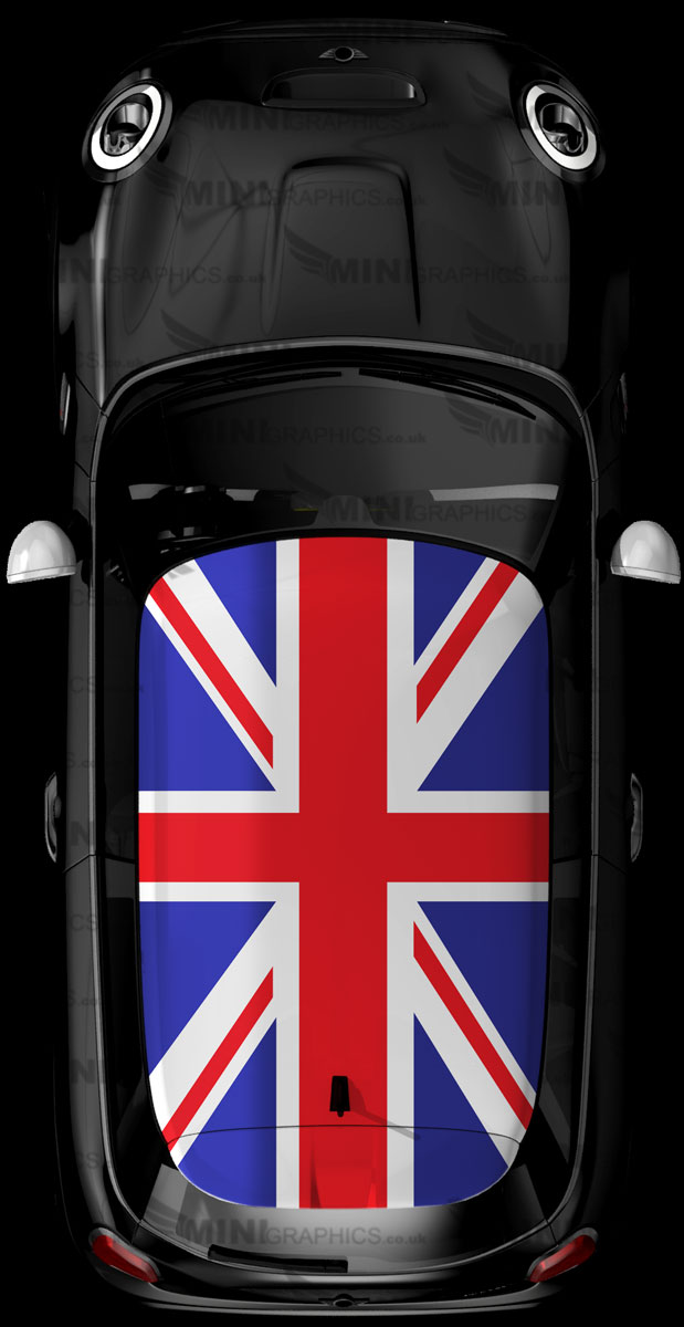 MINI Graphics Roof Decal - Union Jack Pattern