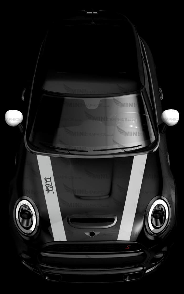 J Cooper Bonnet stripes