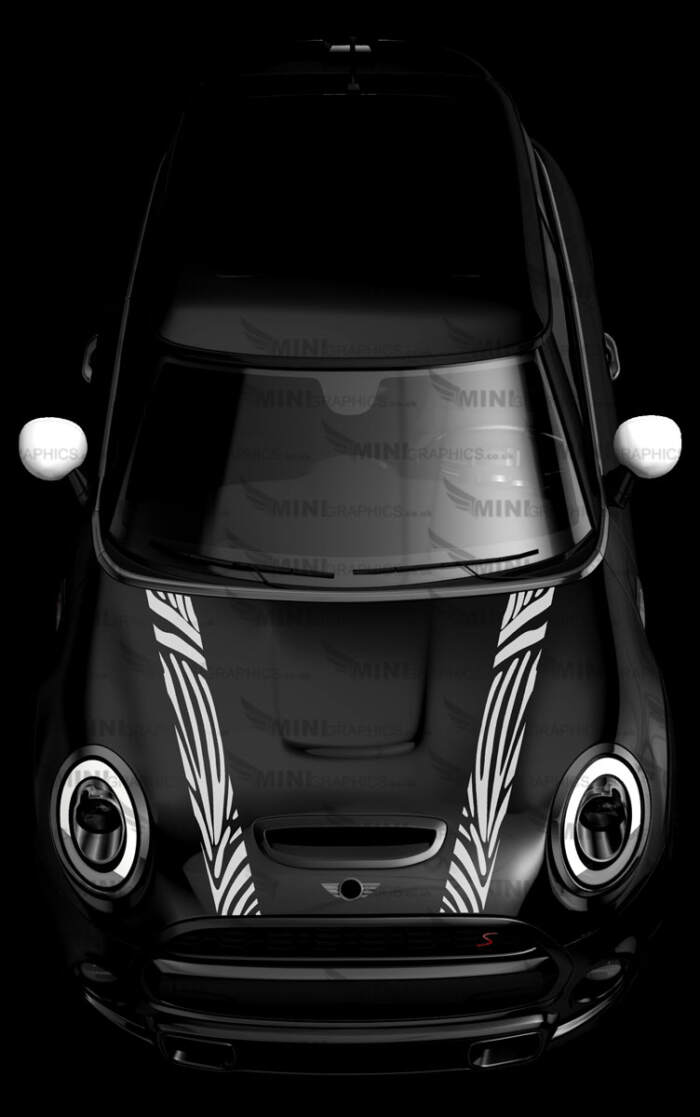 Zebra bonnet stripes