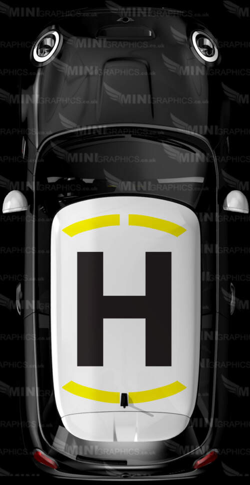 mini helipad roof graphic