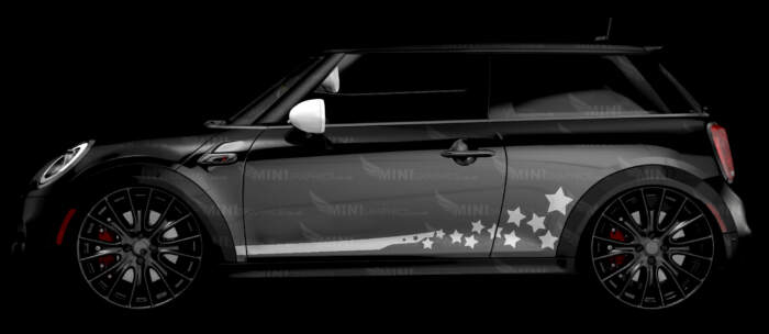 STARS 003 mini side decals